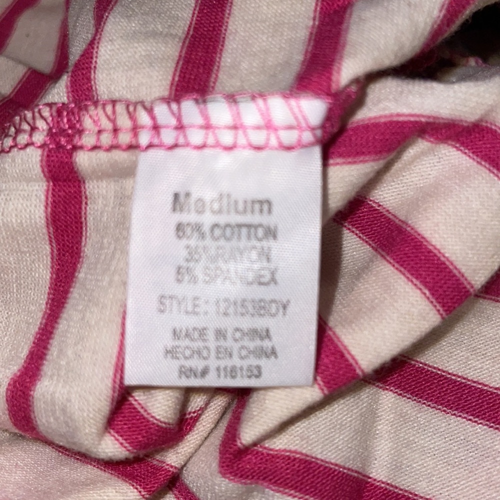 Poof! Pink and Off White Strapless Halter Medium NWT - Picture 11 of 12